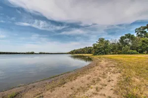 Image of Cozy Riverfront Getaway Fishing On-Site!