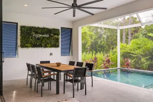 Image of Contemporary Naples Home with Outdoor Kitchen and Pool