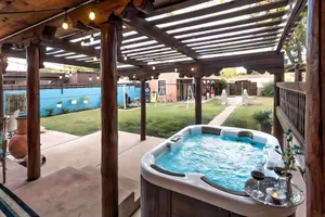Image of Pet-Friendly Clovis Home Yard, Pergola and Hot Tub
