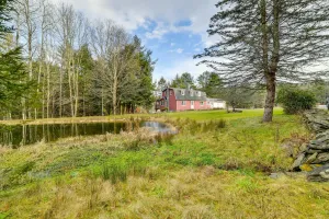 Image of Fire Pit & On-site Pond: Wooded Walton Home!