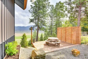 Image of Mtn & River-view Gem w/ Balcony in Bonners Ferry