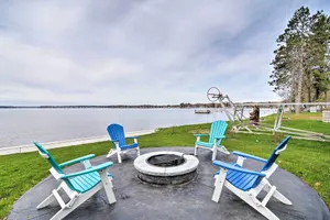 Image of half Mi to White Pine Trail Lakefront Home with Dock