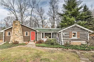 Image of Macungie Cabin with Fireplace Near Bear Creek Skiing