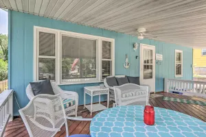 Image of Steps to Lake Cheerful Camdenton Cottage!