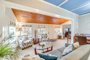 Image of Historic Cabin with Yard 1 Mi to Lake Spavinaw!