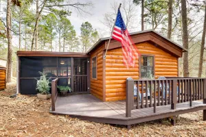 Image of Broken Bow Abode with Hot Tub Less Than 7 Mi to Lake!