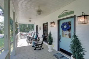 Image of Waterfront Home Near Wilson Lake w/ Covered Porch!