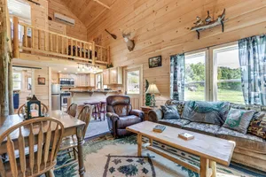 Image of On-site Creek Access: Pet-friendly Cosby Cabin!