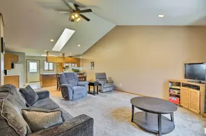 Image of Elwood Townhome with Patio - 7 Mi to Johnson Lake