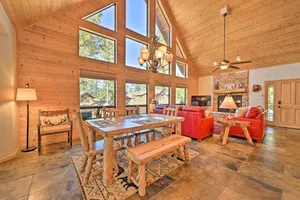 Image of Deck, BBQ and Fireplace Family Cabin in Show Low!