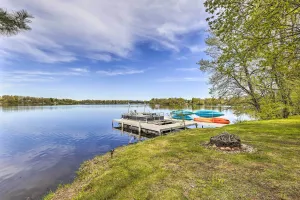 Image of Big Fish Bay Hideaway - Rice Lake Home with Dock!