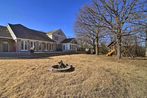 Image of Grand Tulsa Getaway with Private Pond, Dock and Deck