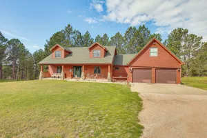 Image of Furnished Deck, Black Hills View: 'lazy U' Retreat