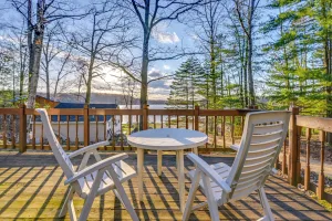 Image of Cottage w/ Deck & Bluff Lake Views: Walk to Beach!