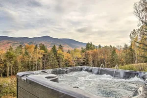 Image of Cozy Easton Getaway w/ Hot Tub, Gas Grill!