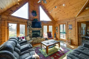 Image of Rustic Fancy Gap Cabin w/ Blue Ridge Parkway Views