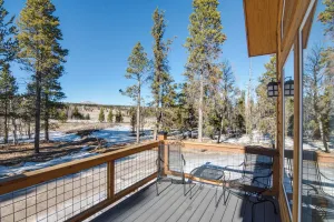 Image of Quiet Mtn Cabin with Deck Less Than 5 Mi to Fairplay Beach!