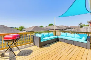 Image of Outdoor Entertaining Space: Family Home in Milton