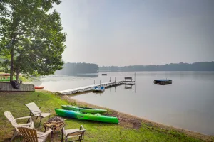 Image of Lakefront Sister Lakes Vacation Rental with Dock!