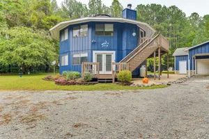 Image of Near Lake Gaston: Unique Home w/ Deck & Fire Pit!