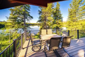 Image of Hot Tub & Mtn Views: Waterfront Grand Lake Cabin!