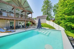 Image of Pool, Lake Views, Dock & More: Mt Vernon Getaway
