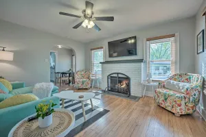 Image of Benton Harbor Gracie Cottage with Hot Tub and Yard!