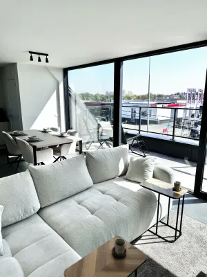 Image of Cozy modern duplex with balcony and free parking