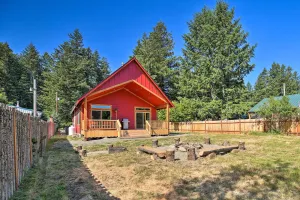 Image of Rustic Cabin Near Mt Rainier Fire Pit and BBQ!