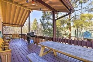 Image of Patio, Grill and Mogollon Rim Views Payson Cabin