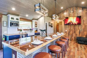 Image of Ice Fishing On-site: Waterfront Nekoosa Home!