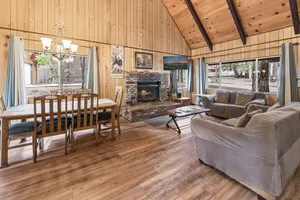 Image of Bear Crossing - Walk to Snow Summit! Visit this charming mountain home compete with foosball table