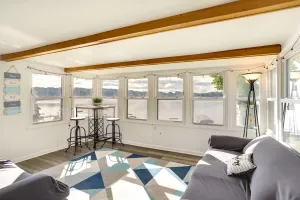 Image of Sister Lakes Cottage w/ Dock & Grill!
