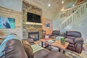 Image of Hot Tub, Pool Access and Fire Pit Gatlinburg Cabin