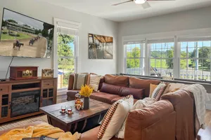 Image of Shelbyville Farmhouse with Hot Tub, Fire Pit and Grill