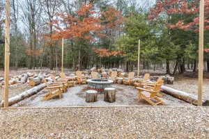 Image of Houtzdale Home w/ Shuffleboard & Pickleball!