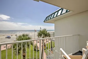 Image of Daytona Beach Studio with Oceanfront Balcony and Pool!