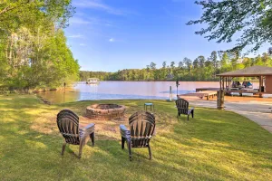 Image of Chic Lake Sinclair Retreat with Dock and Hot Tub!