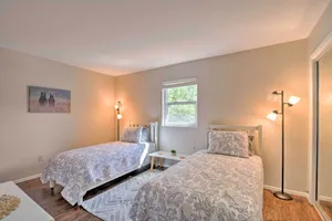 Image of Bright Ruidoso Condo with Deck and Golf Course Views!