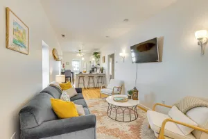 Image of Walk to Beach: Keansburg Home w/ Patio & Fire Pit!