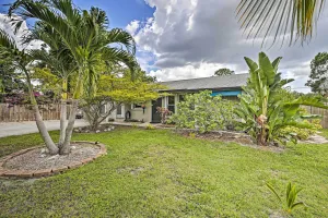 Image of Boho-Style Escape with Patio about 3 Mi to Bonita Beach!