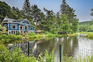 Image of Lakefront Poconos Retreat with Hot Tub, Near Hiking!