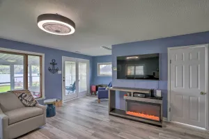 Image of Lake Erie Waterfront Home with Sunroom and Yard!