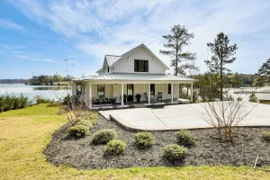 Image of Luxe Lake Greenwood Retreat: Dock & Deck!