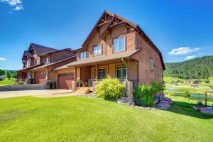 Image of Hot Tub and Golf Course Views Luxe Sturgis Home!