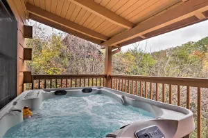 Image of Homey Sevierville Cabin with Deck Near Pigeon Forge!