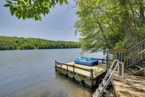 Image of Relaxing New York Home with Boat Dock and Lake View!