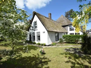 Image of Luxuriously restored farmhouse with trendy interior close to sea and forest