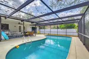 Image of Pool, Lanai & Fire Pit: Home in Spring Hill!