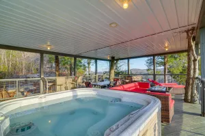 Image of River-view Somerset Home: Large Deck, Fire Pit!